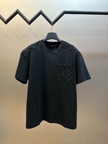 Louis Vuitton Pocket Panel T-Shirt - Black