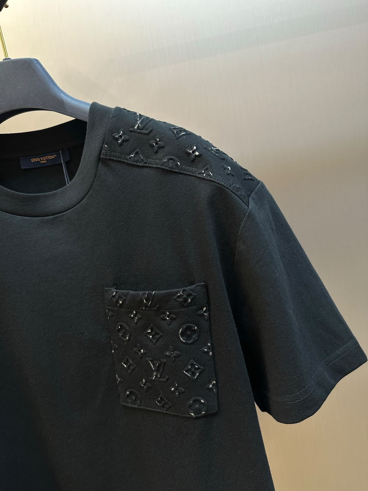 Louis Vuitton Pocket Panel T-Shirt - Black