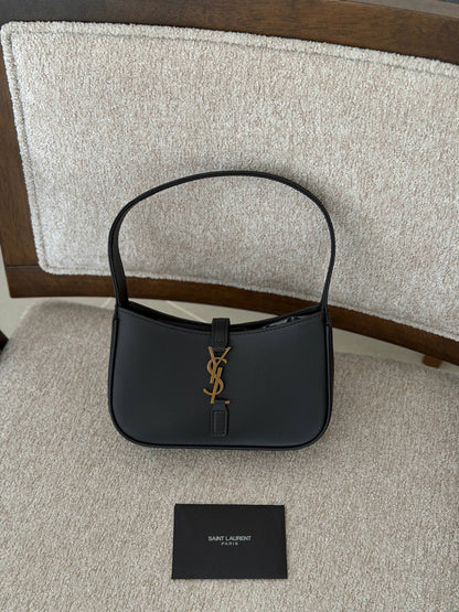 YSL Curved Shoulder Bag - Beige, Pink, Black, White, Brown, Green
