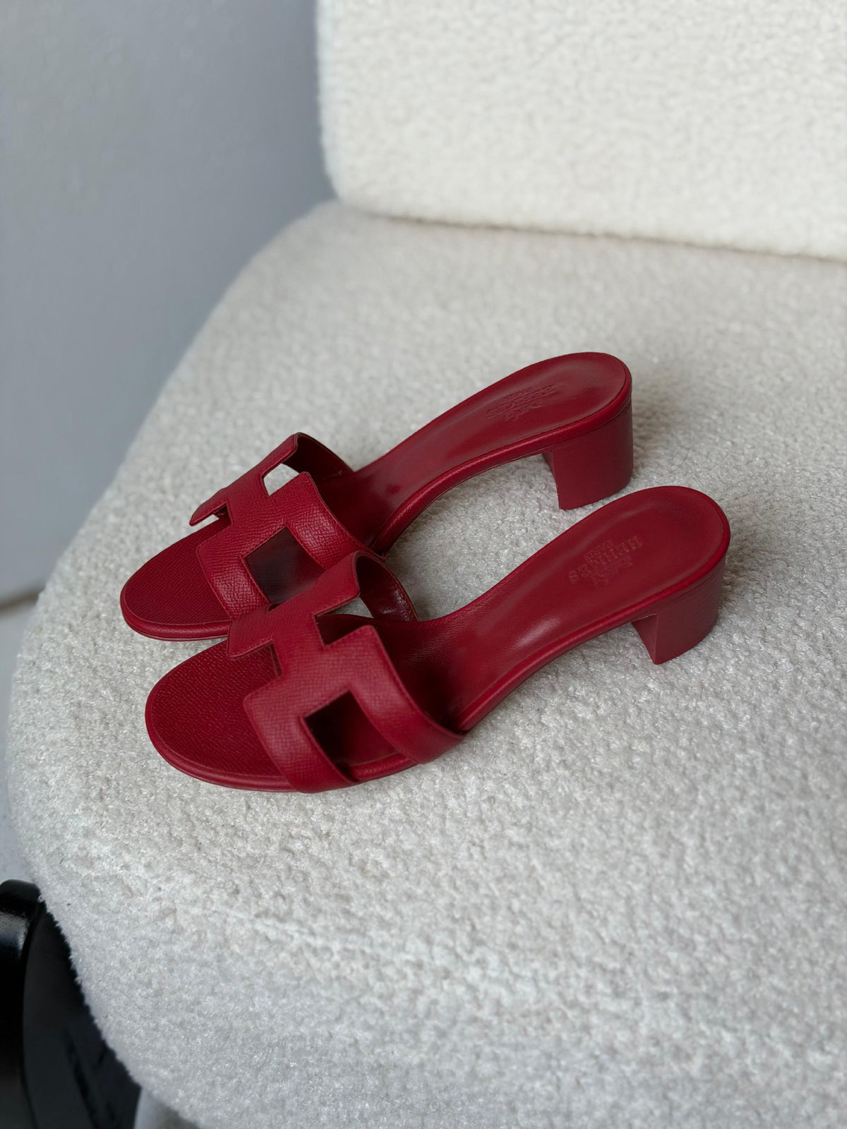 Hermès Oran Heels - Burgundy
