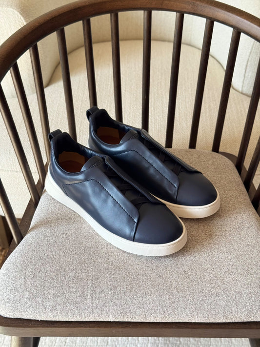 Zegna Panel Sneakers - Navy