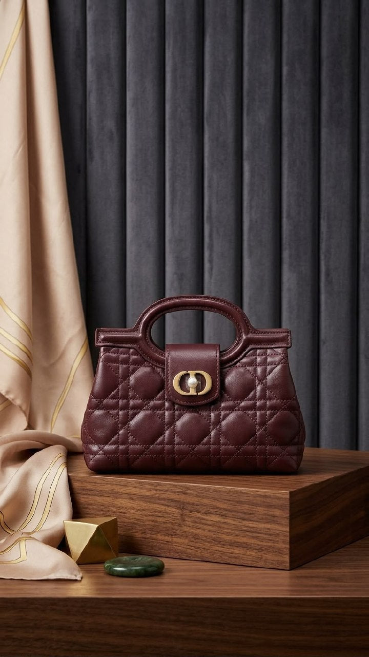 Dior Handbag - Burgundy
