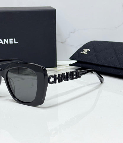 Chanel Sunglasses - Black & Dark