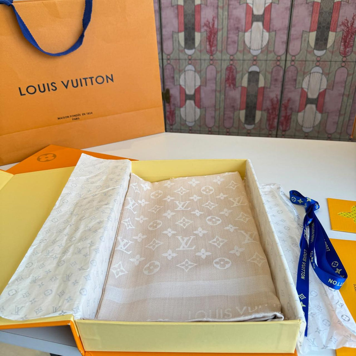 Louis Vuitton Scarf - Beige Monogram