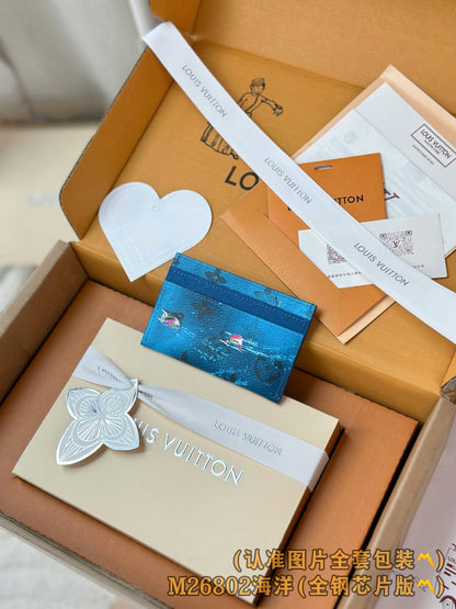 Louis Vuitton Card Holder - Blue