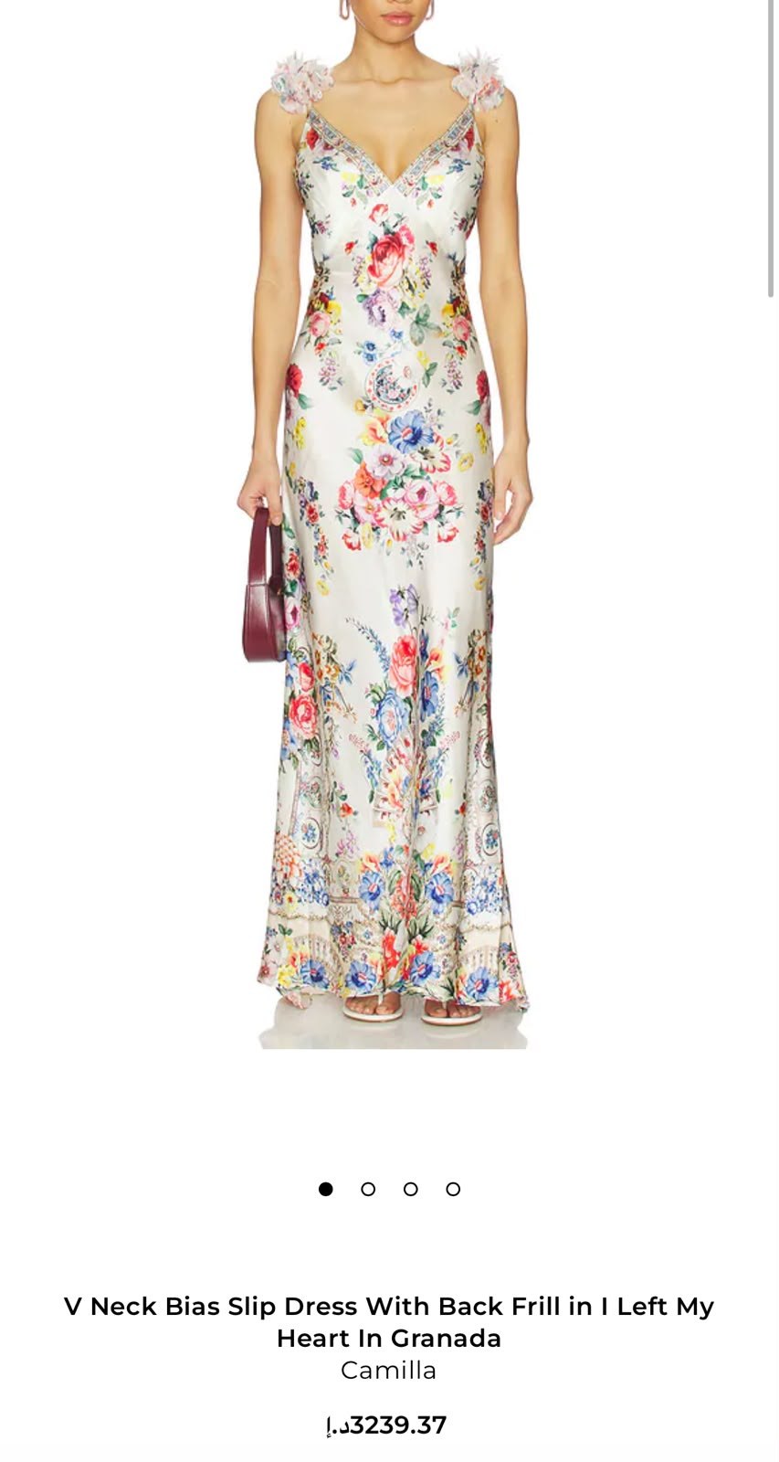 Camilla Dress - White & Multi