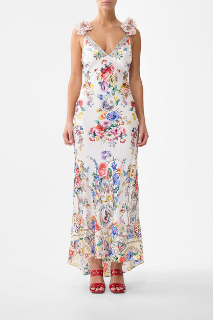 Camilla Dress - White & Multi