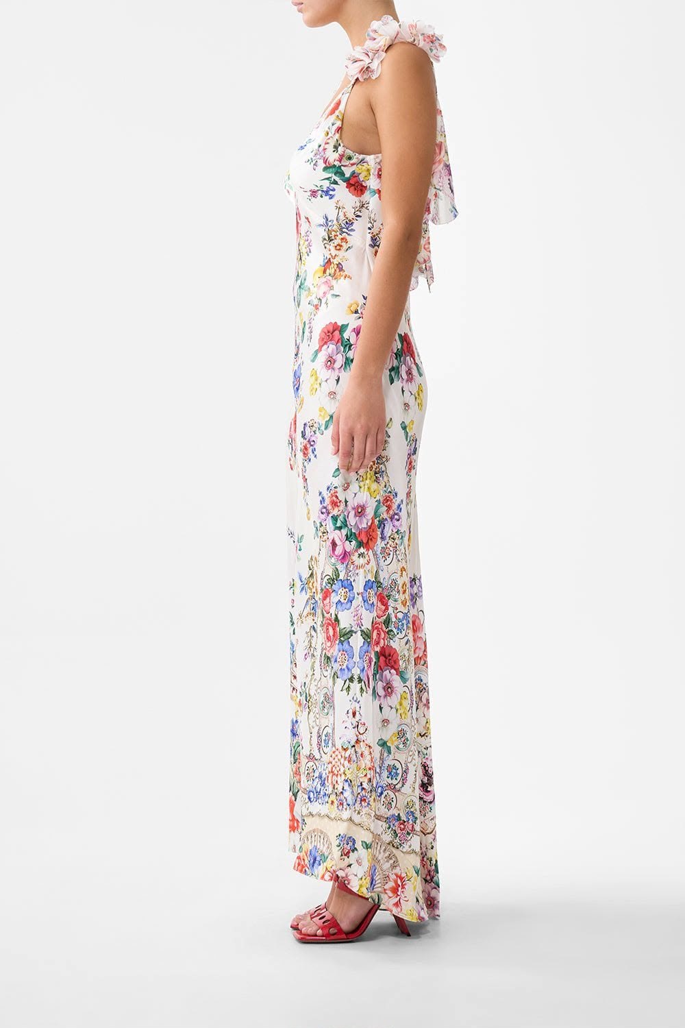 Camilla Dress - White & Multi