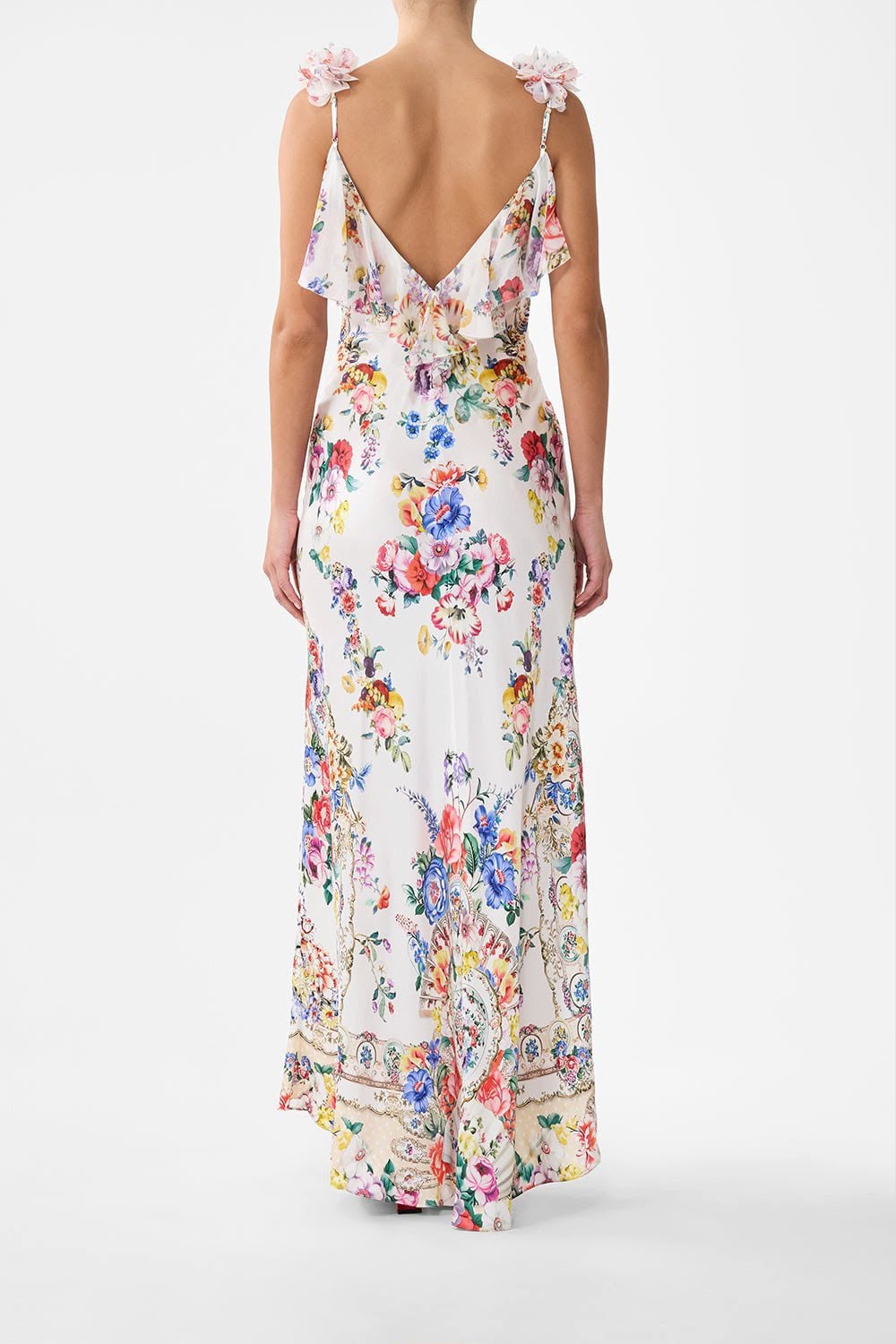 Camilla Dress - White & Multi