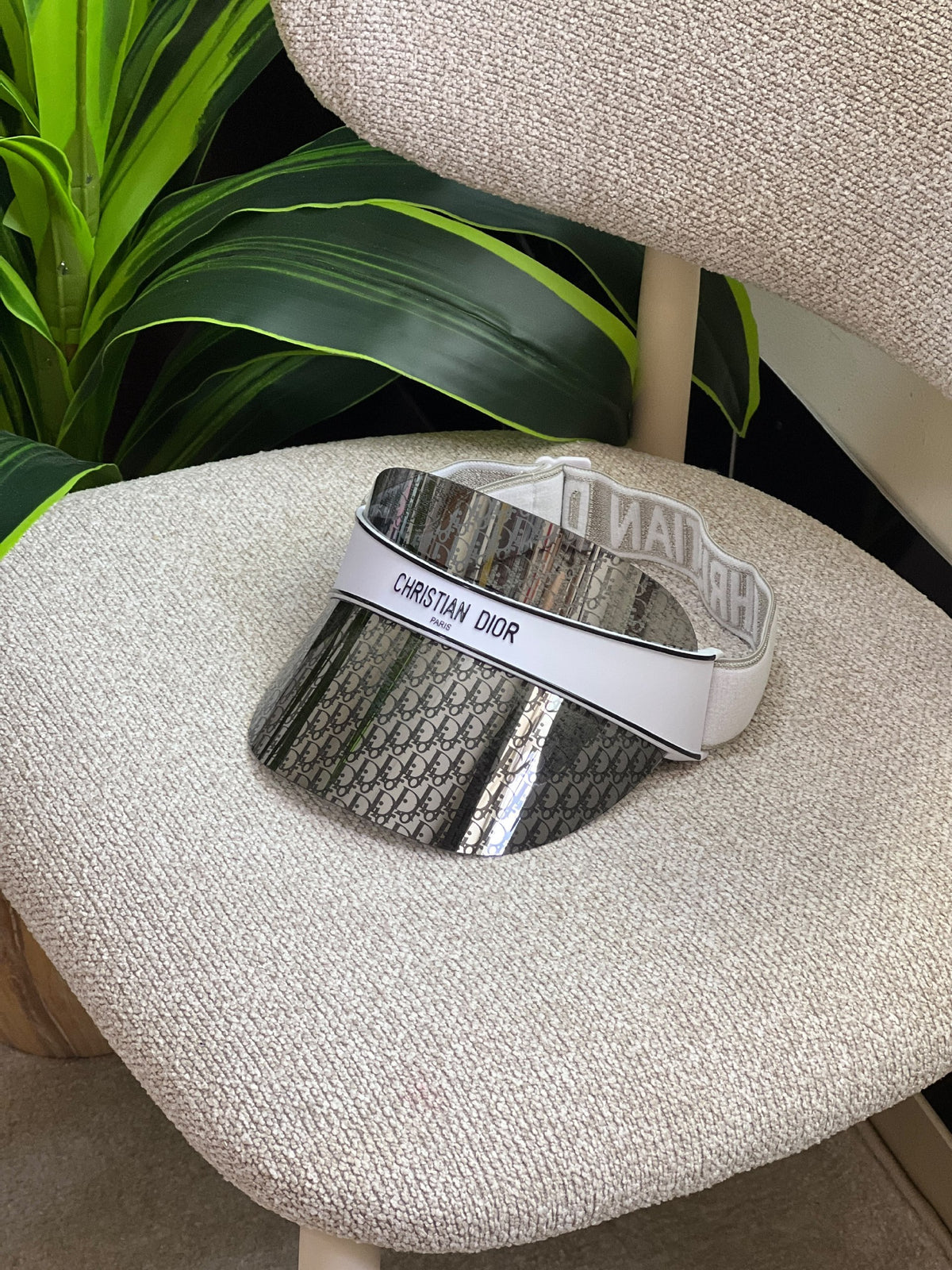 Dior Smooth-Band Hat - White Monogram