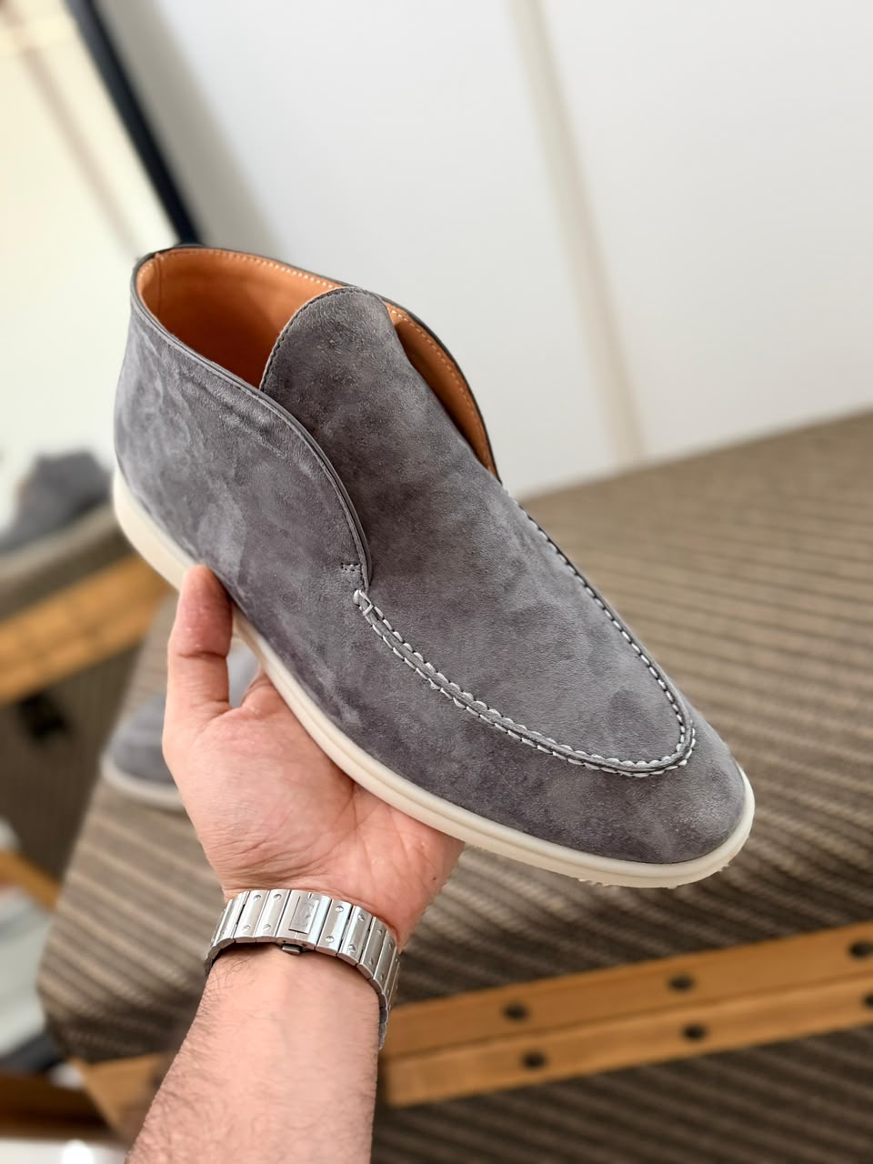 Loro Piana Boots - Grey