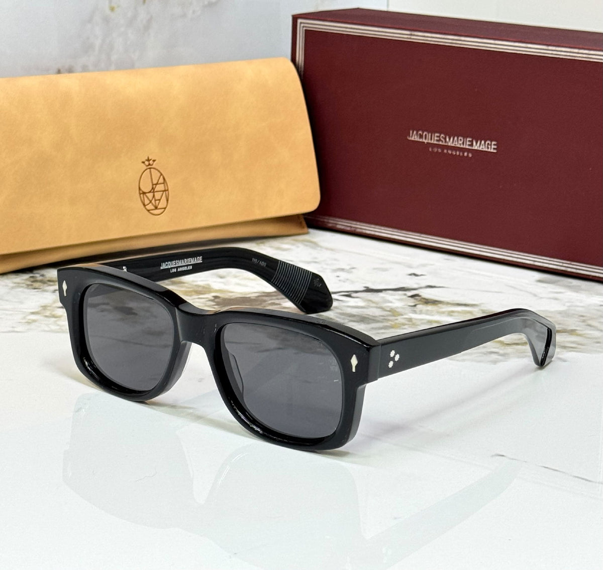 JacquesMarie Mage Sunglasses - Black & Grey