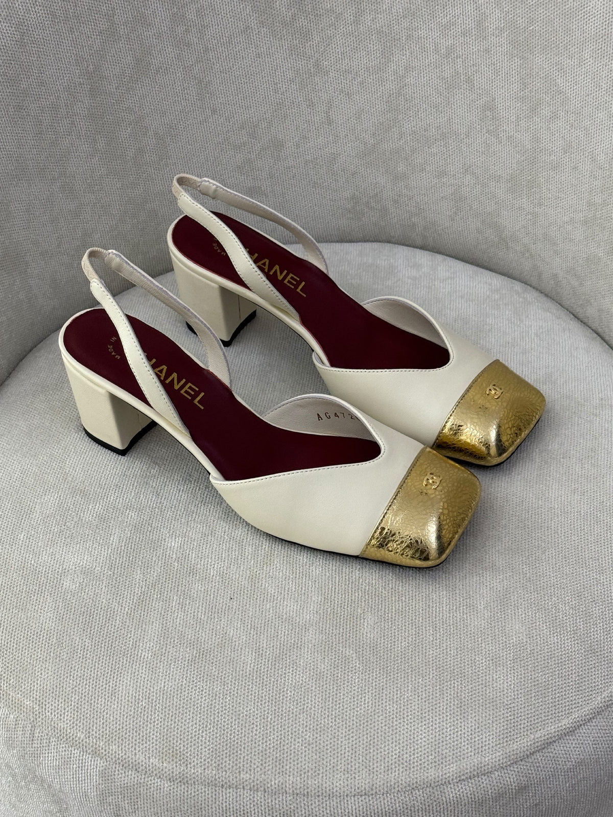 Chanel Heels - White