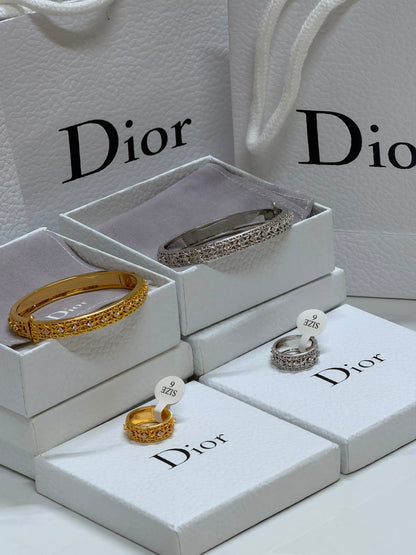 Dior Jewelry Set - Gold