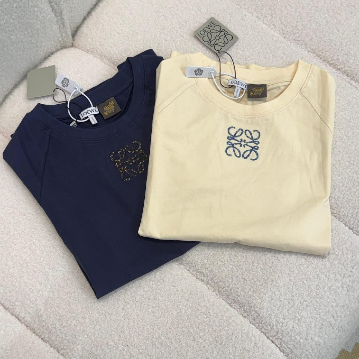 Loewe T-Shirt - Navy, White