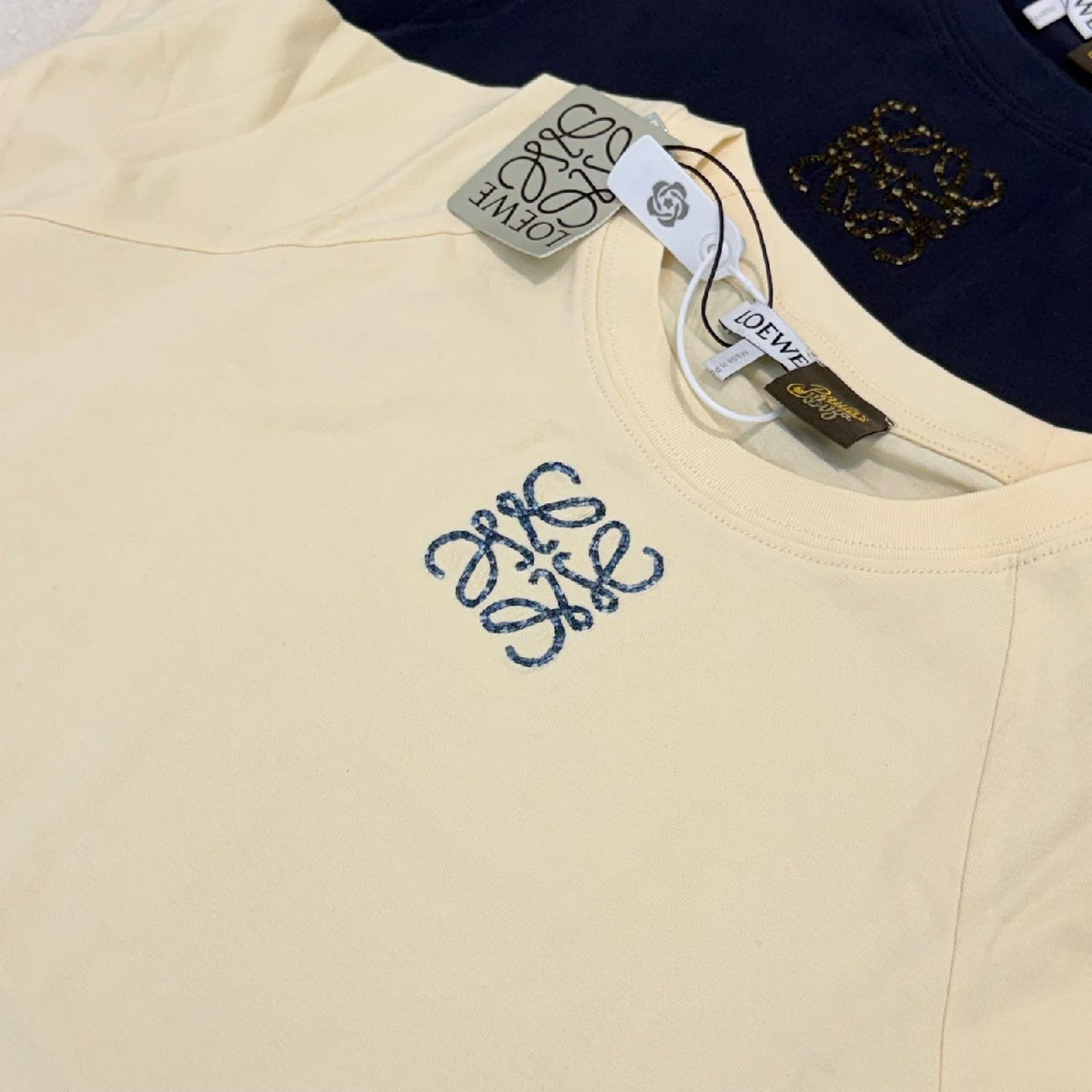 Loewe T-Shirt - Navy, White
