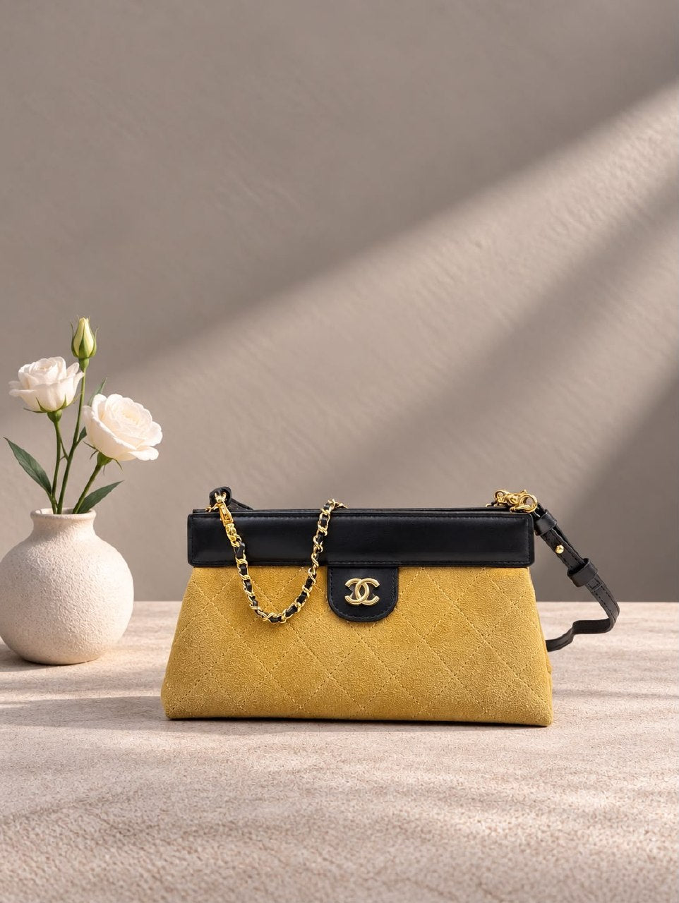 Chanel Flap Shoulder Bag - Yellow