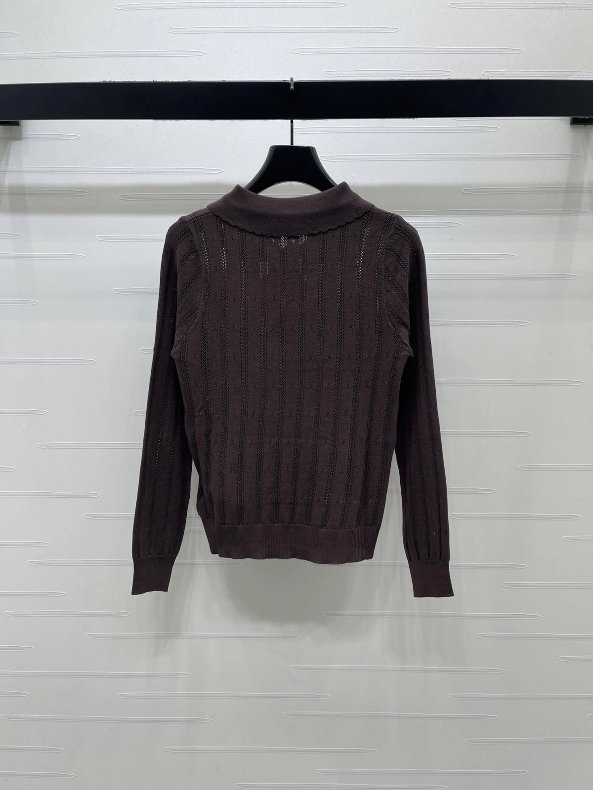 Miu Miu Polo Sweater - Brown