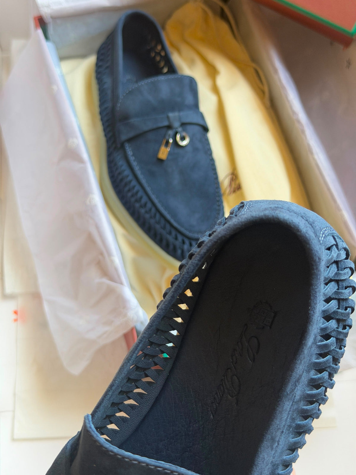 Loro Piana Loafers - Navy