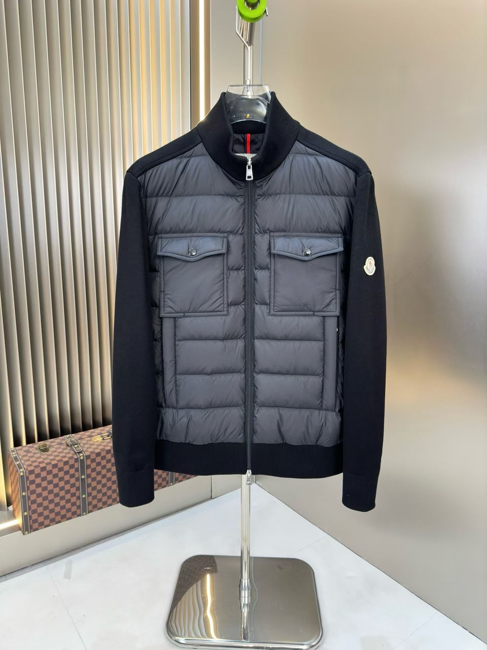 Moncler Puffer Jacket - Black, Green