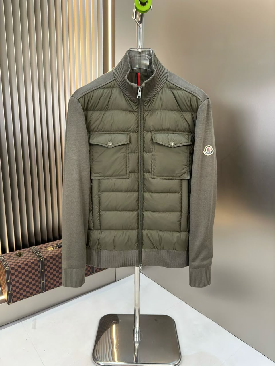 Moncler Puffer Jacket - Black, Green