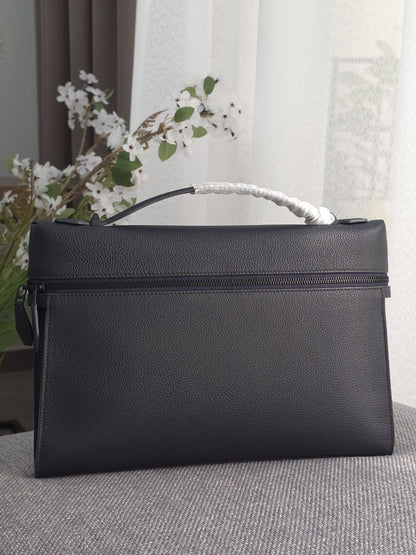 Loro Piana Messenger Bag - Black