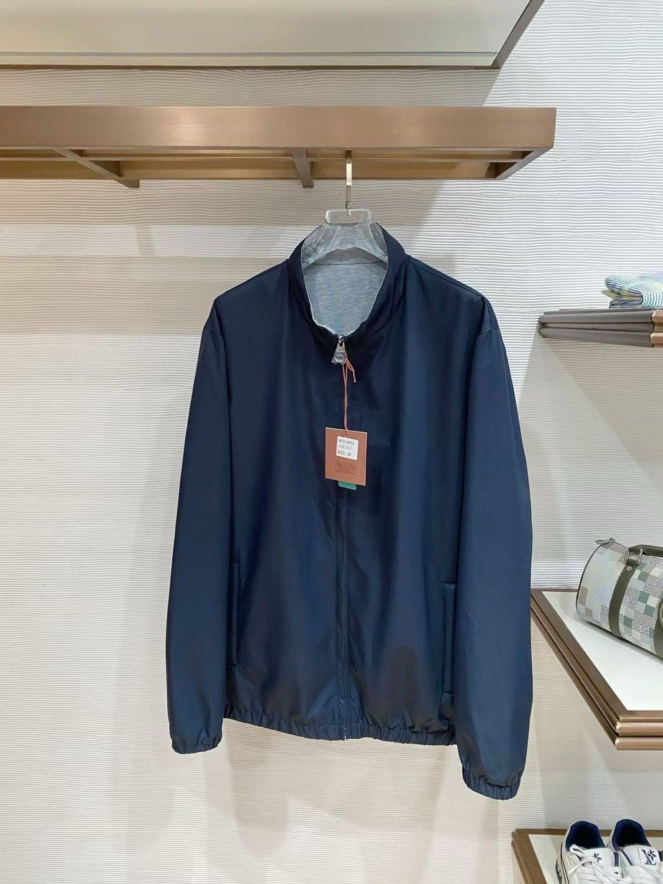 Loro Piana Bomber Jacket - Navy