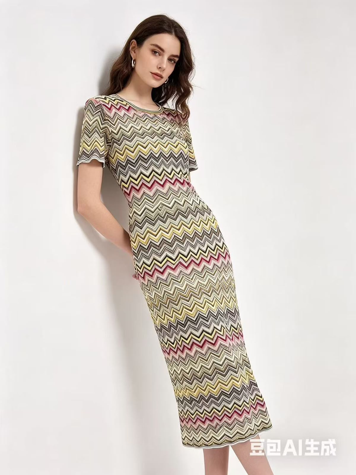 Missoni Chevron Dress - Multi