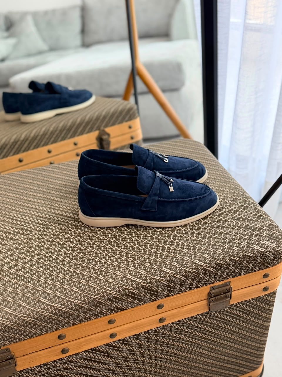Loro Piana Loafers - Navy