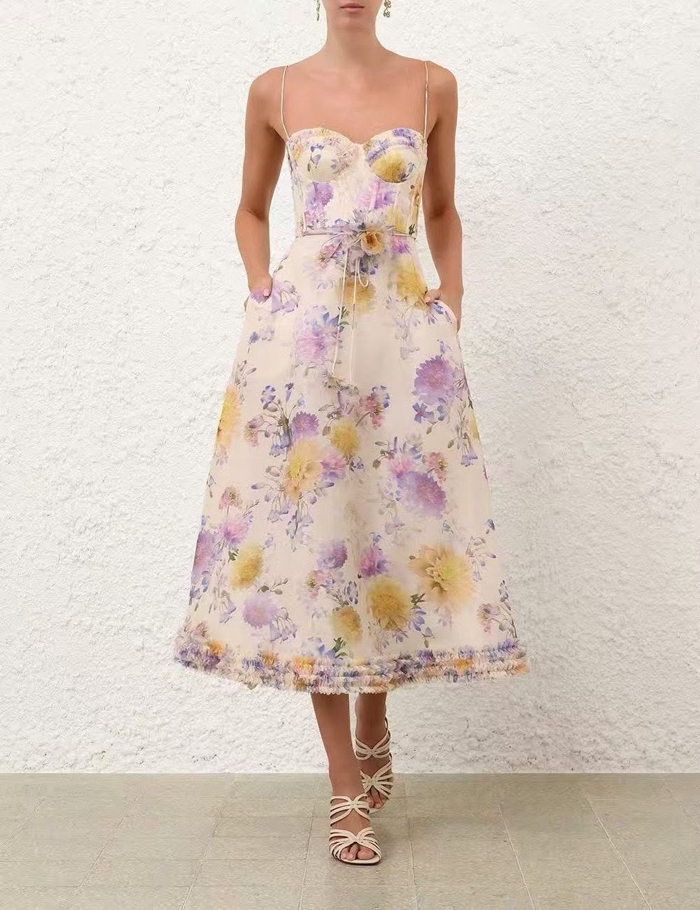Zimmermann Bustier Dress - White