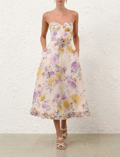 Zimmermann Bustier Dress - White
