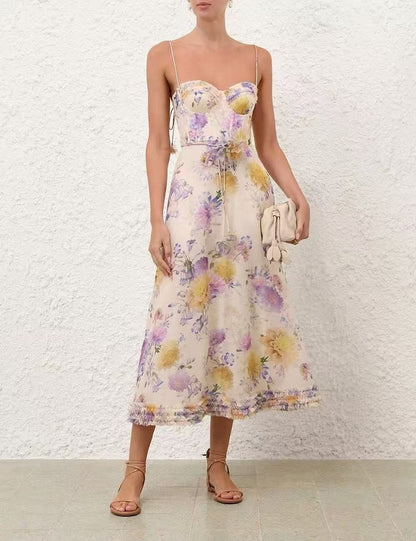 Zimmermann Bustier Dress - White