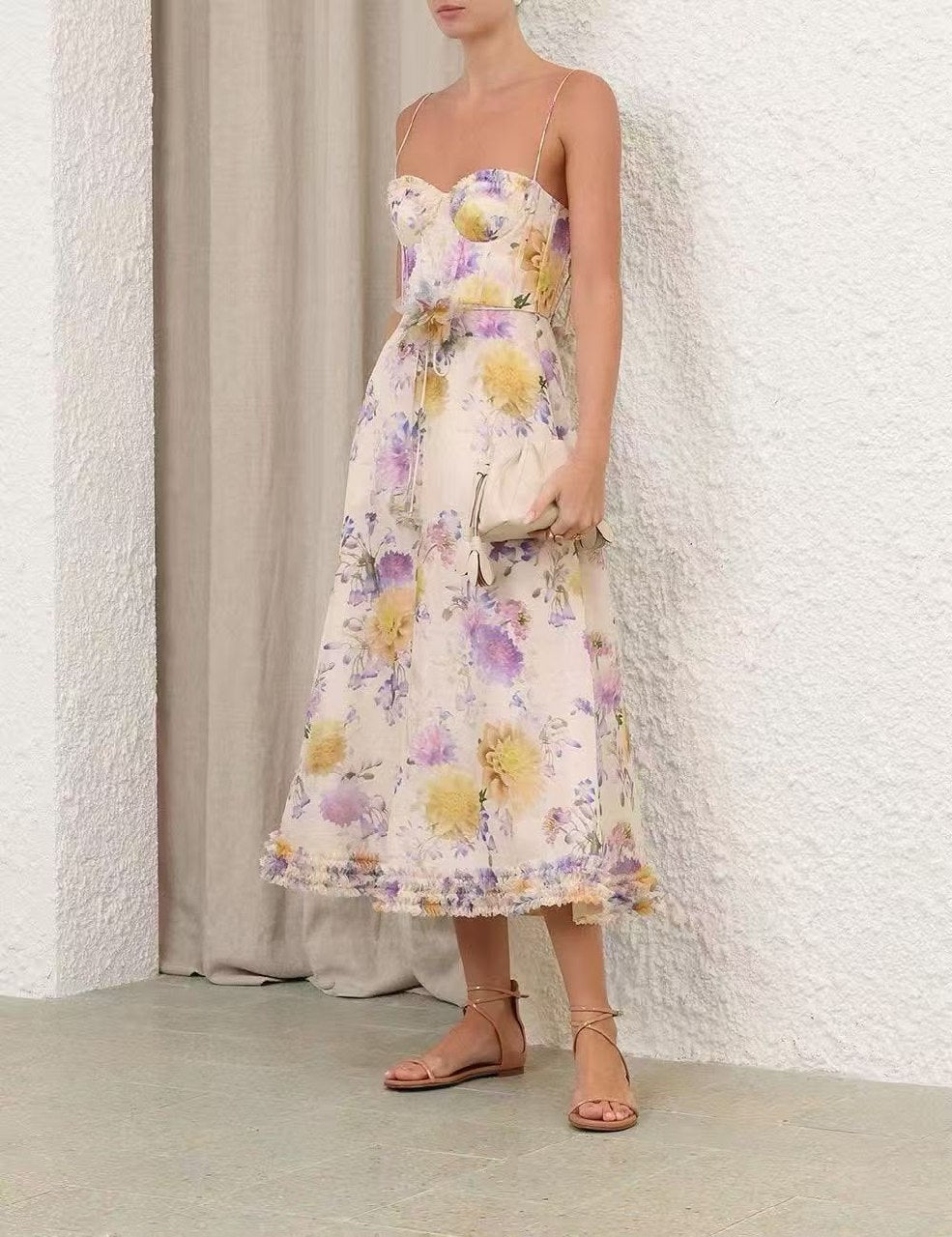 Zimmermann Bustier Dress - White