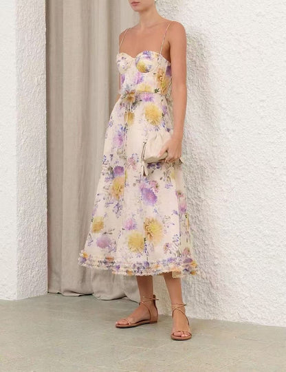 Zimmermann Bustier Dress - White
