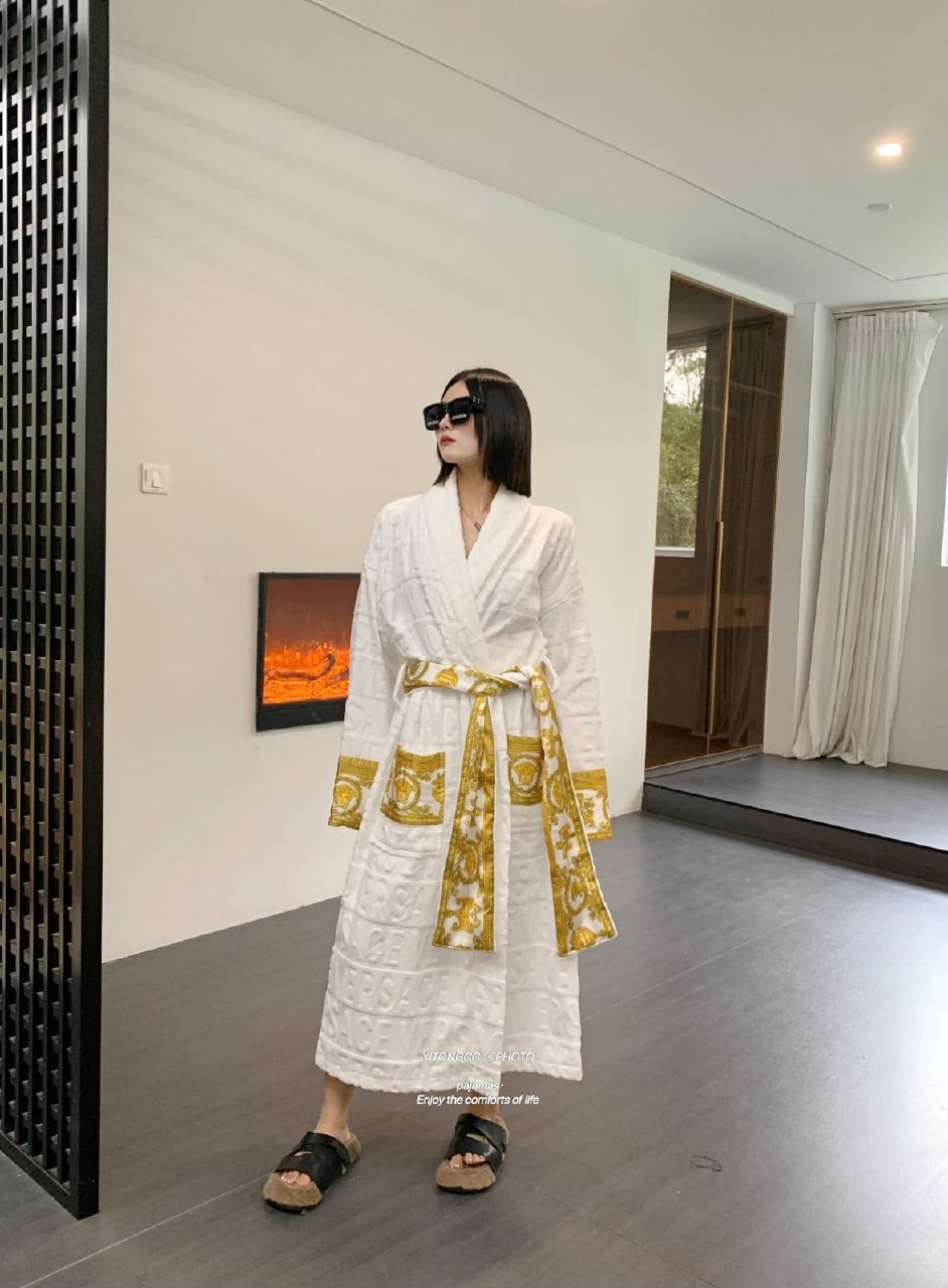 Versace Bathrobe - White