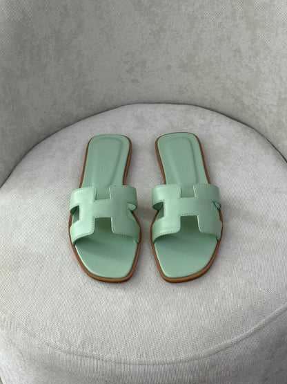 Hermès Slippers - Green