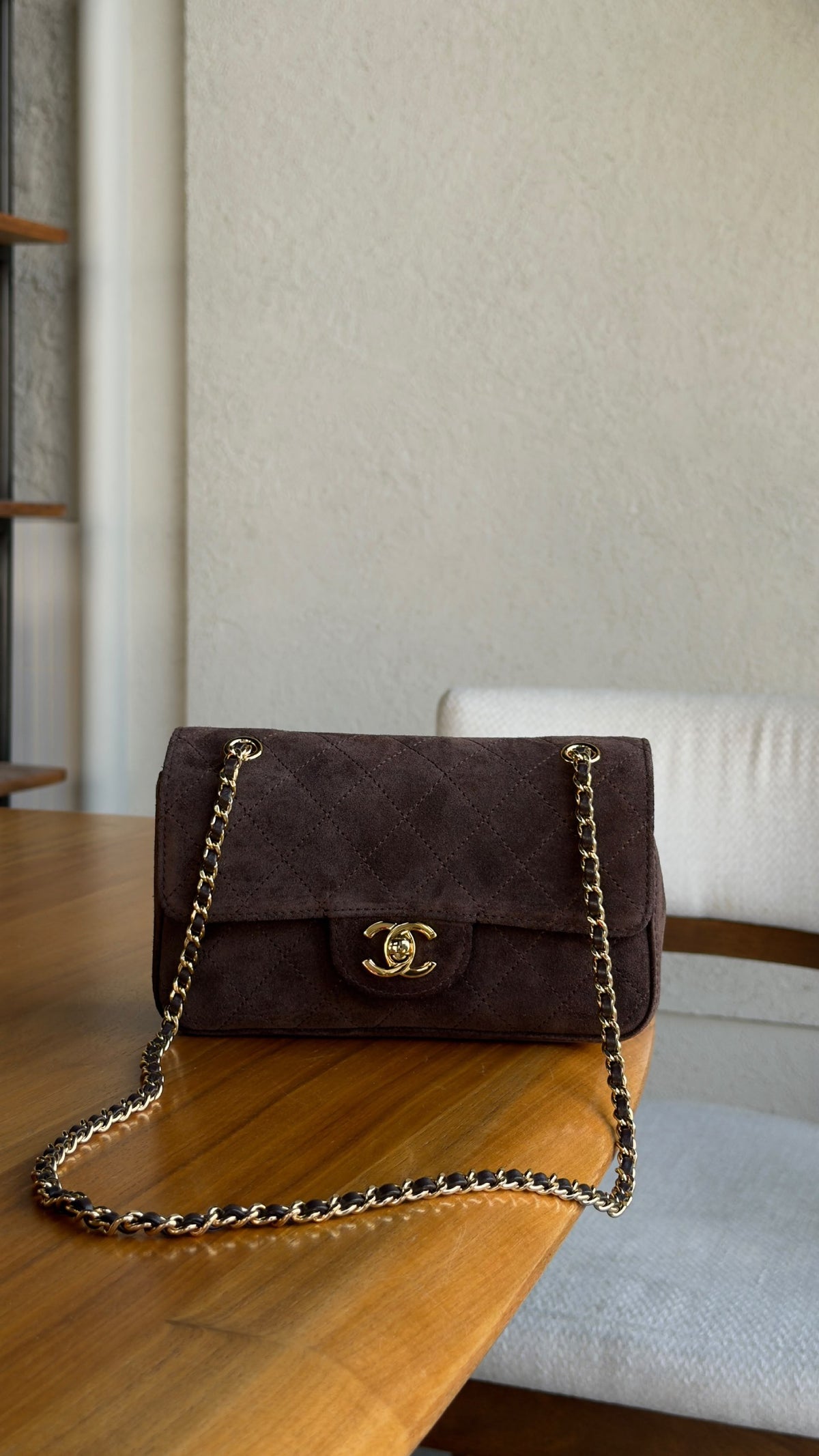 Chanel Shoulder Bag - Dark Brown