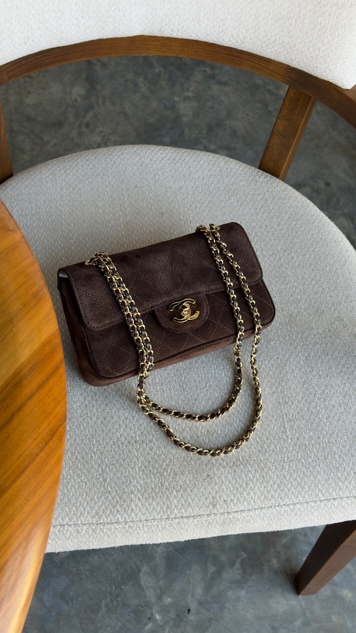 Chanel Shoulder Bag - Dark Brown