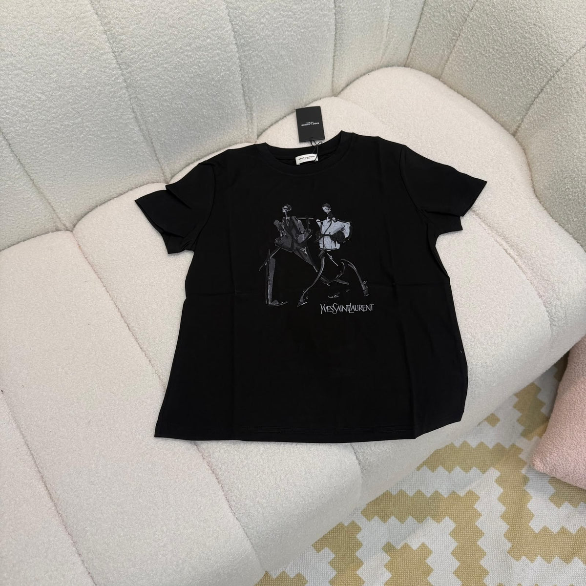 YSL T-Shirt - Black