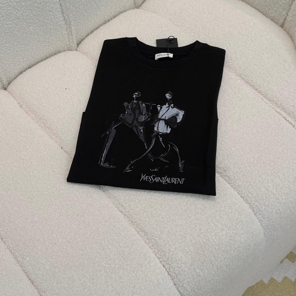 YSL T-Shirt - Black