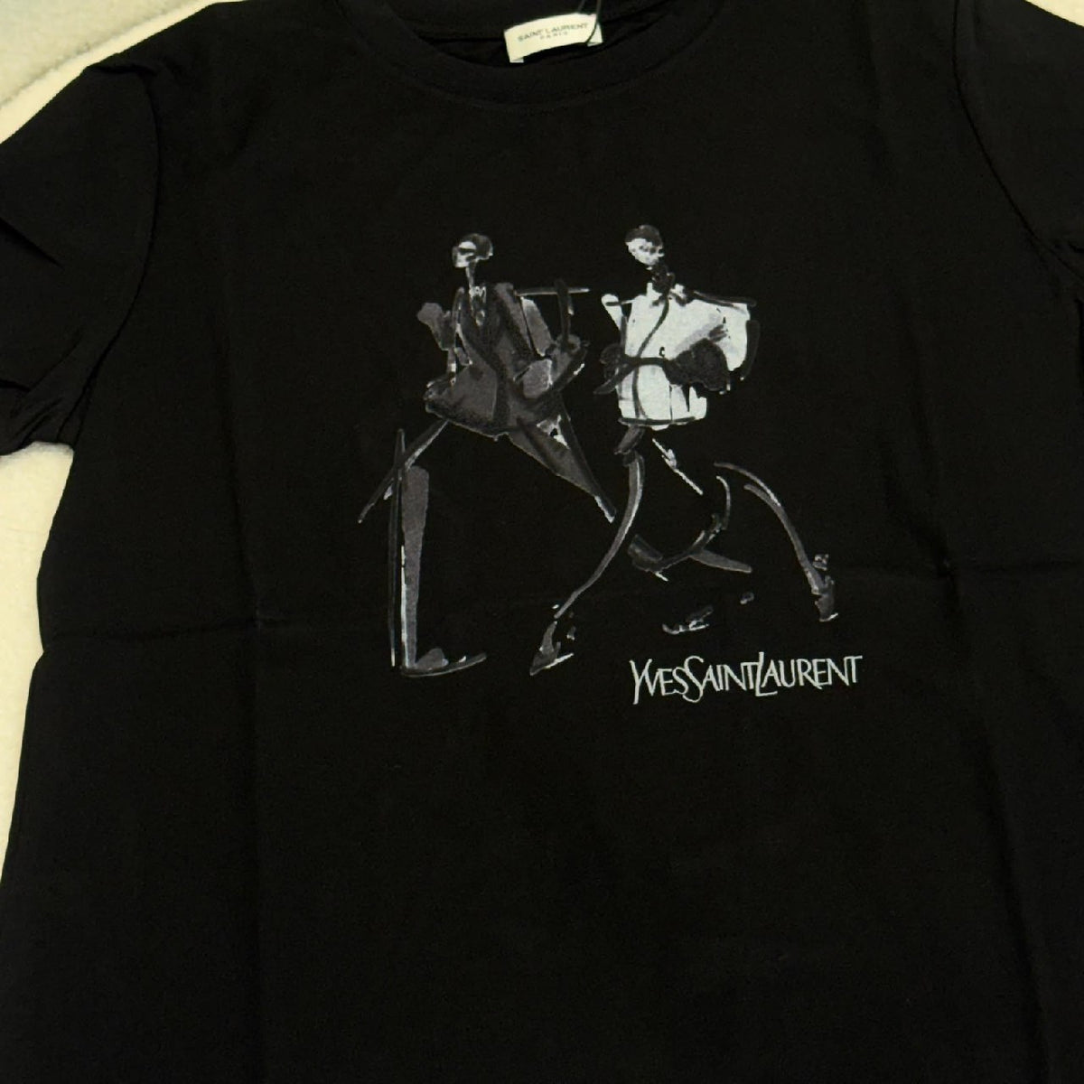 YSL T-Shirt - Black