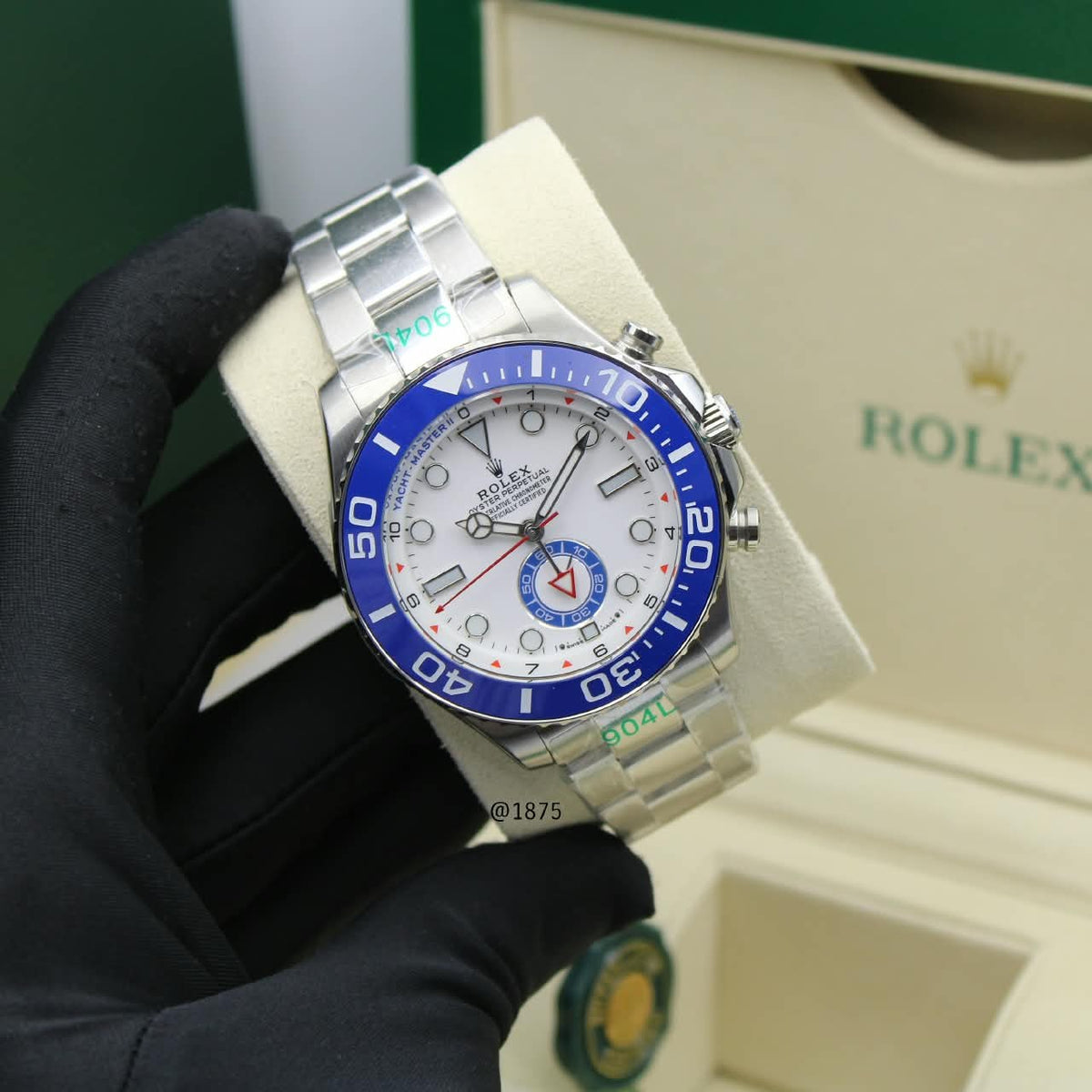 Rolex Watch - Silver & White