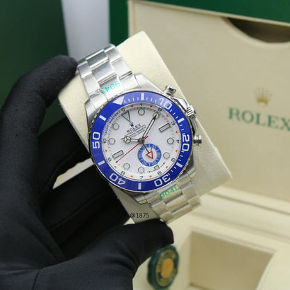 Rolex Watch - Silver & White