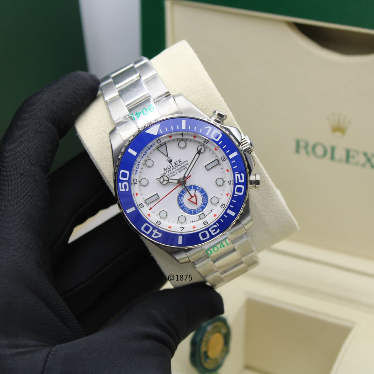 Rolex Watch - Silver & White