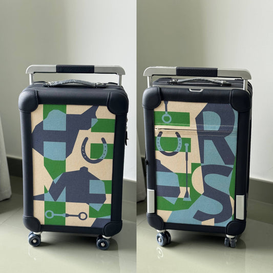 Hermès Equestrian Graphic Suitcase - Multi