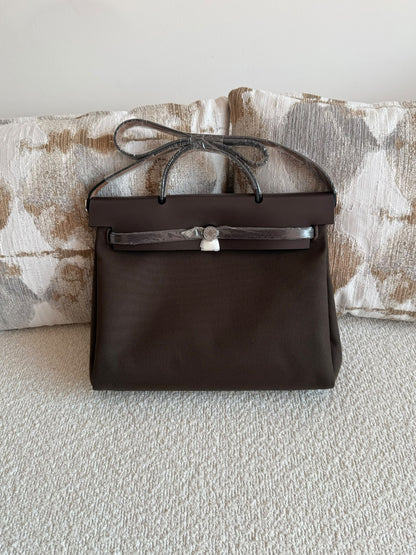 Hermès Herbag Handbag - Brown