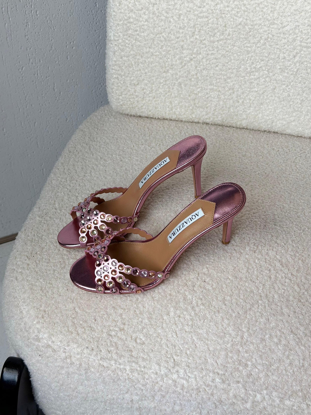 Aquazzura Mule Heels - Pink