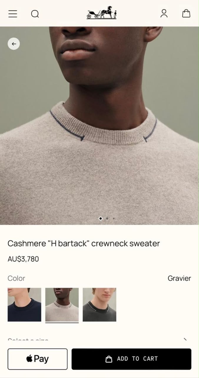 Hermes Sweater - Beige
