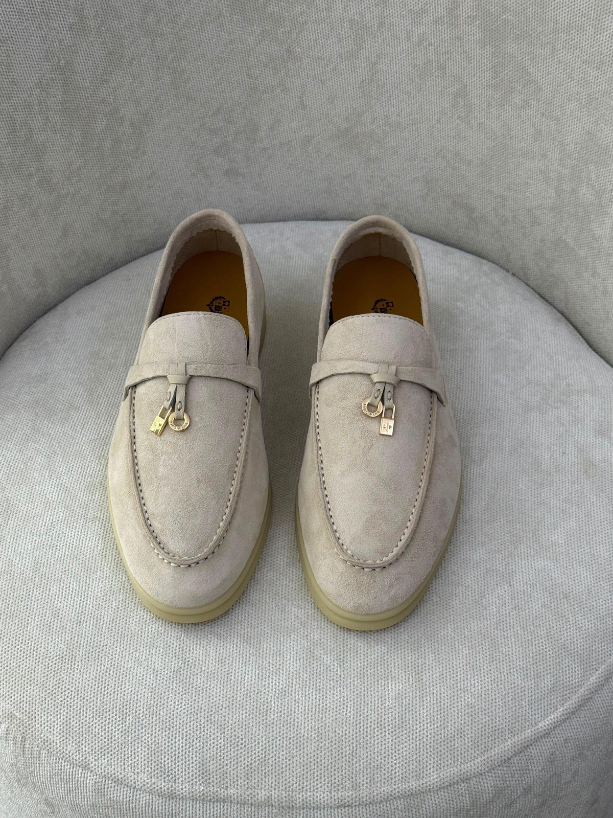 Loro Piana Loafers - Beige Suede
