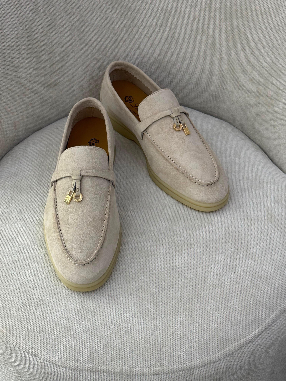 Loro Piana Loafers - Beige Suede